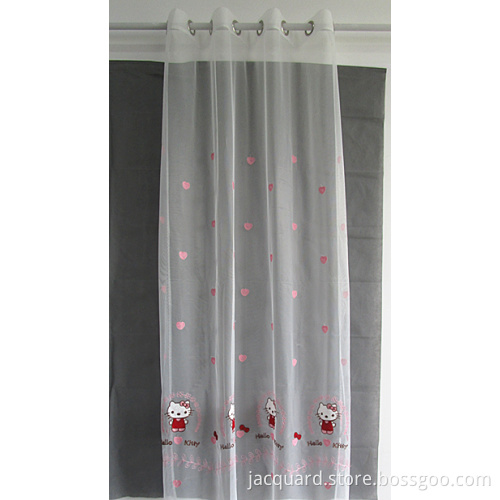Hot Sale Jendela Bordir Tirai Tipis
